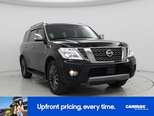 Black 2020 Nissan Armada Platinum