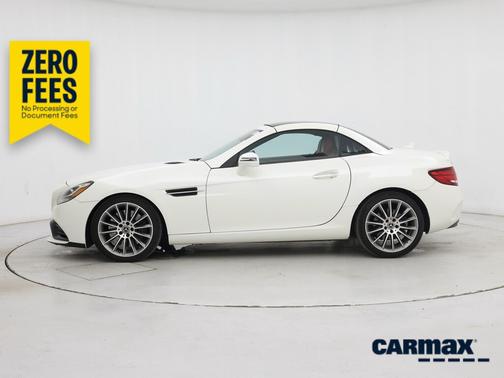 White 2017 Mercedes-Benz SLC 300