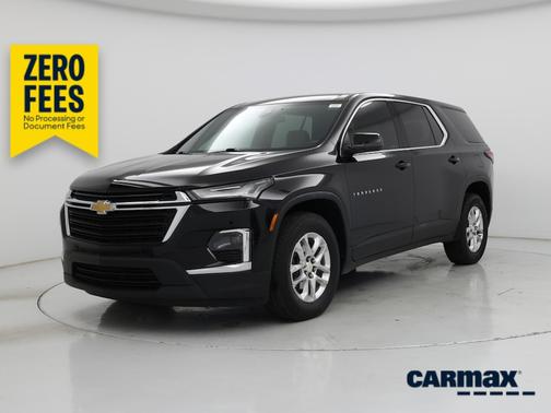 Black 2022 Chevrolet Traverse LS