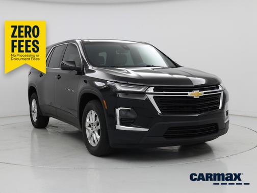 Black 2022 Chevrolet Traverse LS