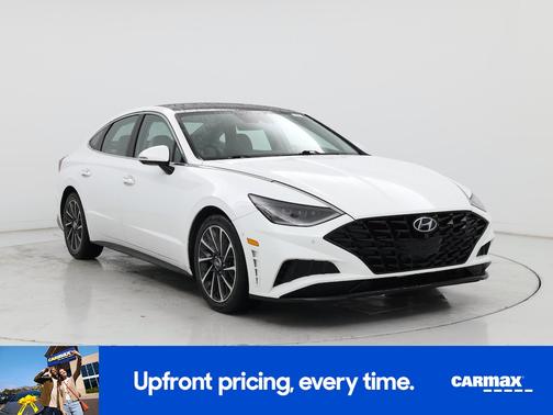 White 2020 Hyundai SONATA Limited