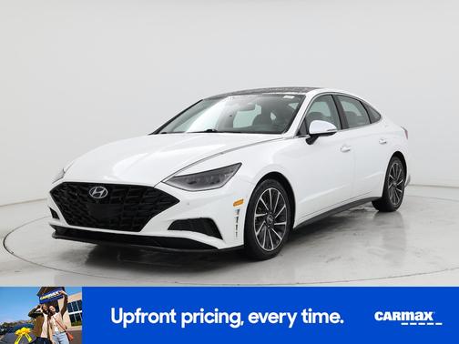 White 2020 Hyundai SONATA Limited