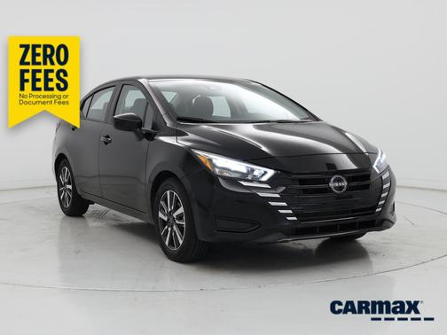 Black 2025 Nissan Versa SV