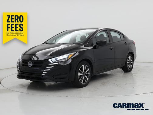 Black 2025 Nissan Versa SV