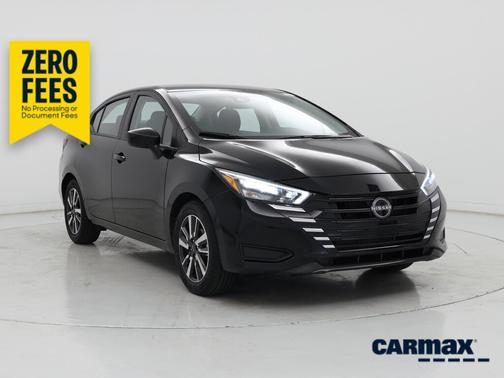 Black 2025 Nissan Versa SV