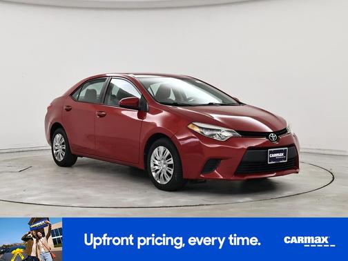 Red 2014 Toyota Corolla LE