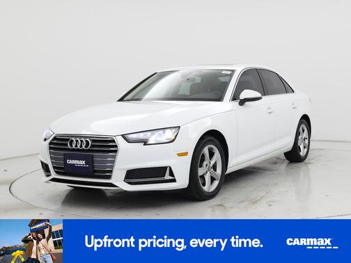 White 2019 Audi A4 Premium