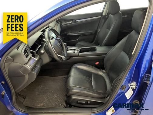 Blue 2017 Honda Civic Touring