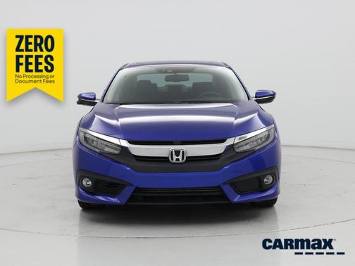 Blue 2017 Honda Civic Touring