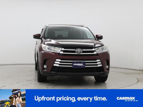 Burgundy 2017 Toyota Highlander XLE