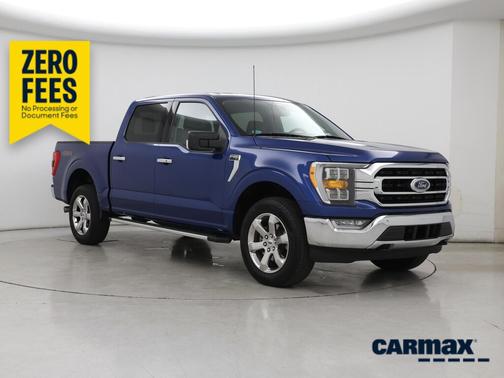 Blue 2022 Ford F-150 XLT