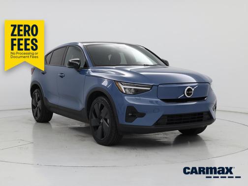 Blue 2023 Volvo C40 Recharge Pure Electric Twin Ultimate