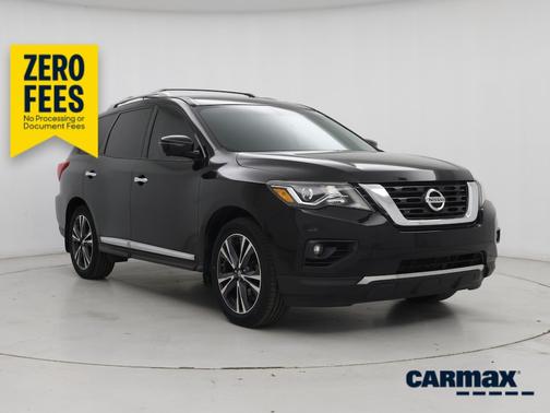 Black 2017 Nissan Pathfinder Platinum