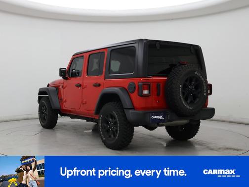 Red 2020 Jeep Wrangler Unlimited Willys