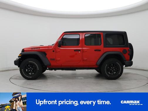Red 2020 Jeep Wrangler Unlimited Willys