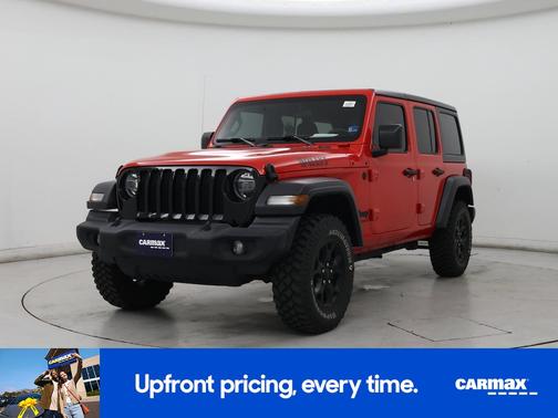 Red 2020 Jeep Wrangler Unlimited Willys