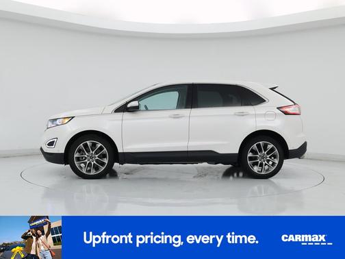 White 2018 Ford Edge Titanium