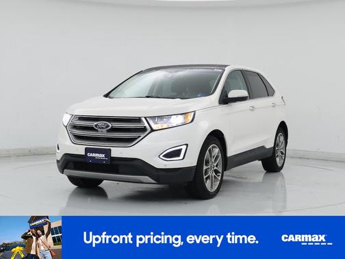 White 2018 Ford Edge Titanium