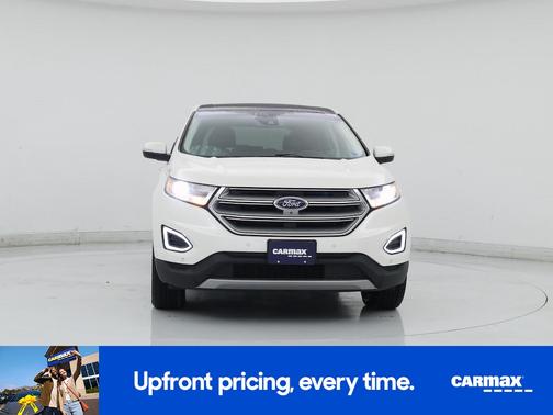 White 2018 Ford Edge Titanium