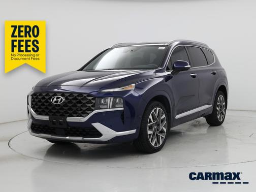 Blue 2022 Hyundai SANTA FE Calligraphy
