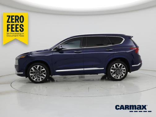Blue 2022 Hyundai SANTA FE Calligraphy