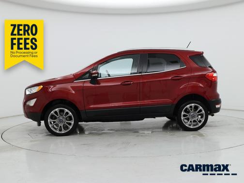 Red 2020 Ford EcoSport Titanium