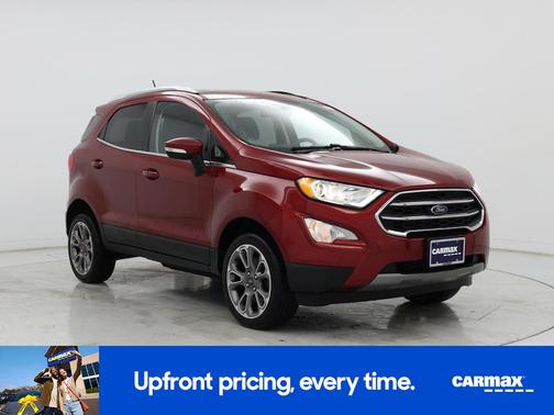 Red 2020 Ford EcoSport Titanium