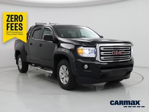 Black 2018 GMC Canyon SLE