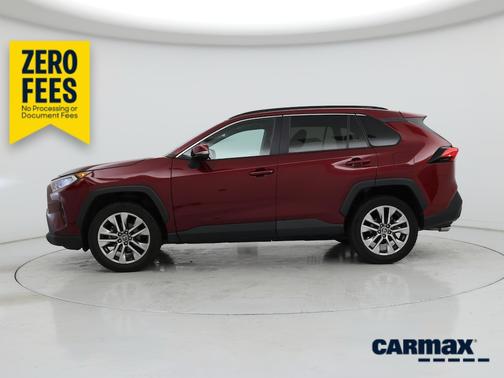Burgundy 2019 Toyota RAV4 XLE Premium