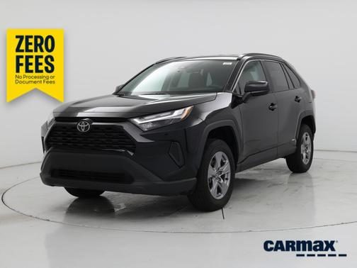 Black 2025 Toyota RAV4 Hybrid LE