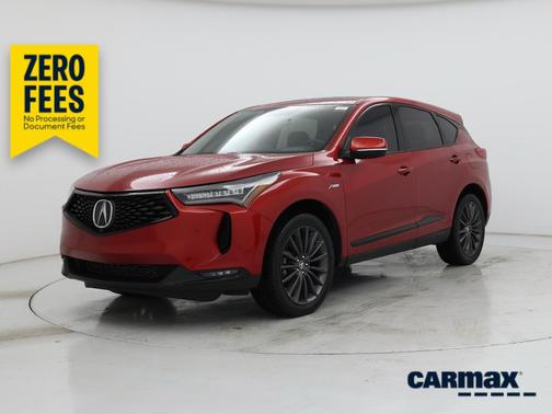 Red 2023 Acura RDX SH-AWD A-Spec Advance