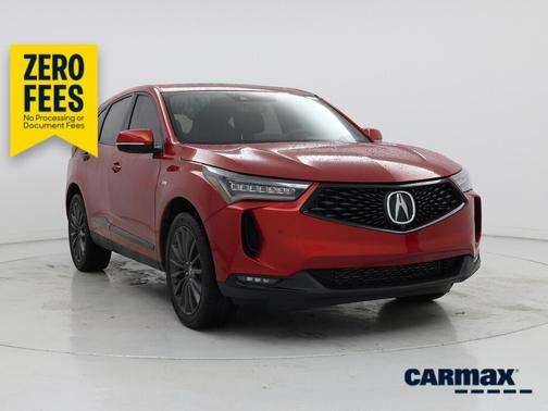 Red 2023 Acura RDX SH-AWD A-Spec Advance