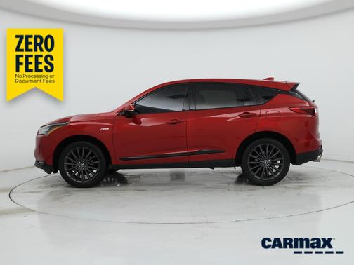Red 2023 Acura RDX SH-AWD A-Spec Advance