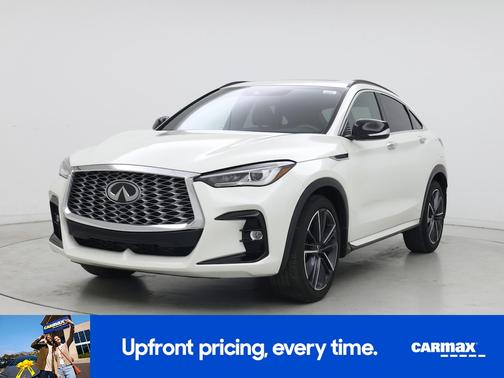 White 2023 INFINITI QX55 Luxe