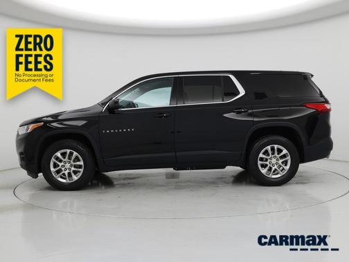 Black 2021 Chevrolet Traverse LS
