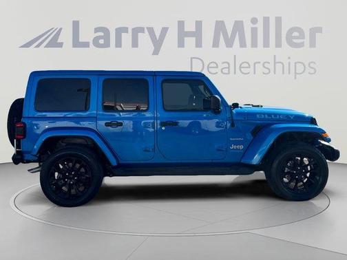 Hydro Blue Pearlcoat 2021 Jeep Wrangler Unlimited 4xe Sahara