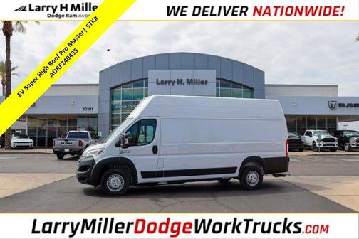 Bright White Clearcoat 2024 RAM ProMaster 3500 Delivery Van BEV Super High Roof