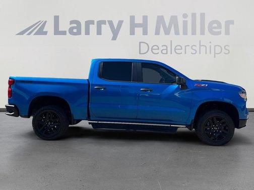 Glacier Blue Metallic 2023 Chevrolet Silverado 1500 Custom Trail Boss