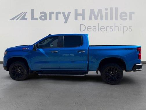 Glacier Blue Metallic 2023 Chevrolet Silverado 1500 Custom Trail Boss