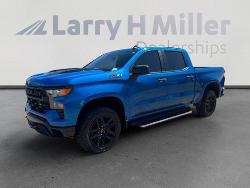 Glacier Blue Metallic 2023 Chevrolet Silverado 1500 Custom Trail Boss