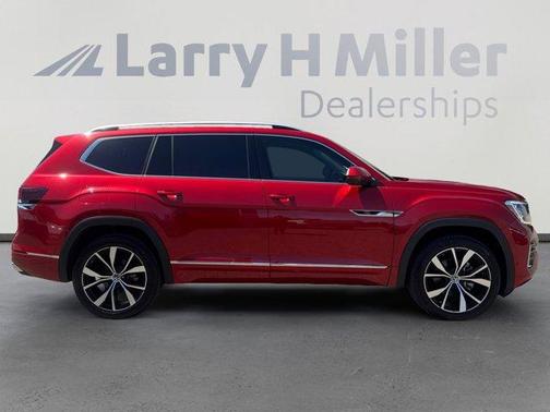 Aurora Red Metallic 2024 Volkswagen Atlas 2.0T SEL Premium R-Line