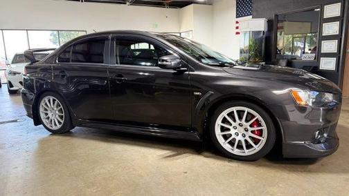 Gray 2015 Mitsubishi Lancer Evolution GSR