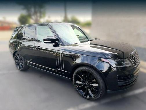 Santorini Black 2021 Land Rover Range Rover SVAutobiography Dyn Black