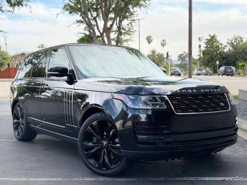 Santorini Black 2021 Land Rover Range Rover SVAutobiography Dyn Black