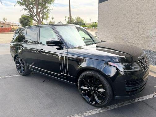Santorini Black 2021 Land Rover Range Rover SVAutobiography Dyn Black