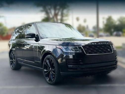 Santorini Black 2021 Land Rover Range Rover SVAutobiography Dyn Black
