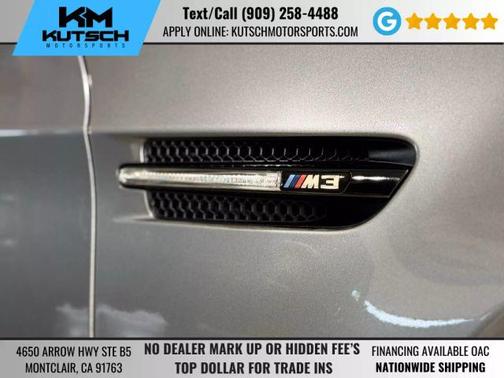 2011 BMW M3 Base (M6)