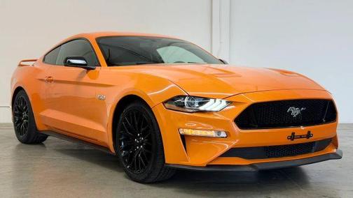 Orange 2020 Ford Mustang GT Premium