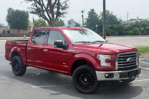 Red 2017 Ford F-150 XLT