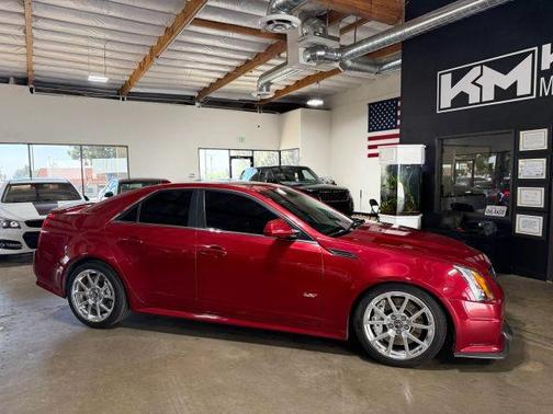 Red 2010 Cadillac CTS-V Base
